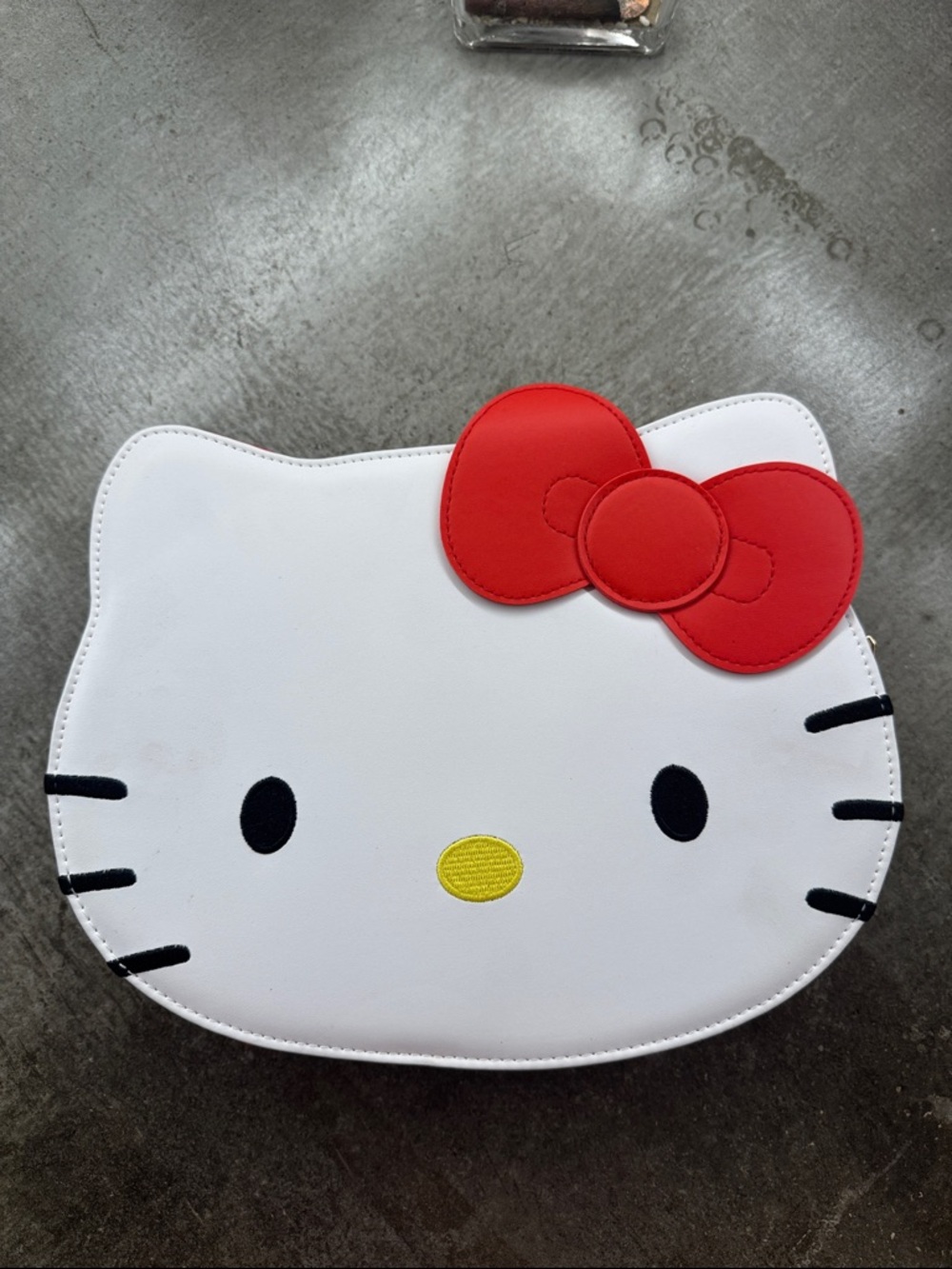 Hello Kitty White and Red Kids Crossbody Bag